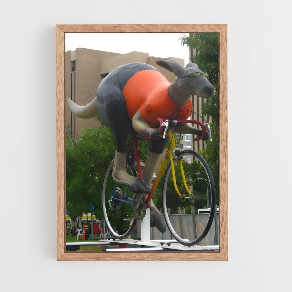 Poster L'Éléphant Cycliste – affiche Cyclisme (vue 4)
